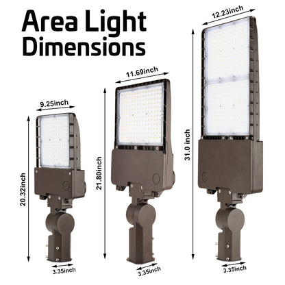 LED Outdoor Area Style Light - 150W  21,000 Lumens 5000K
