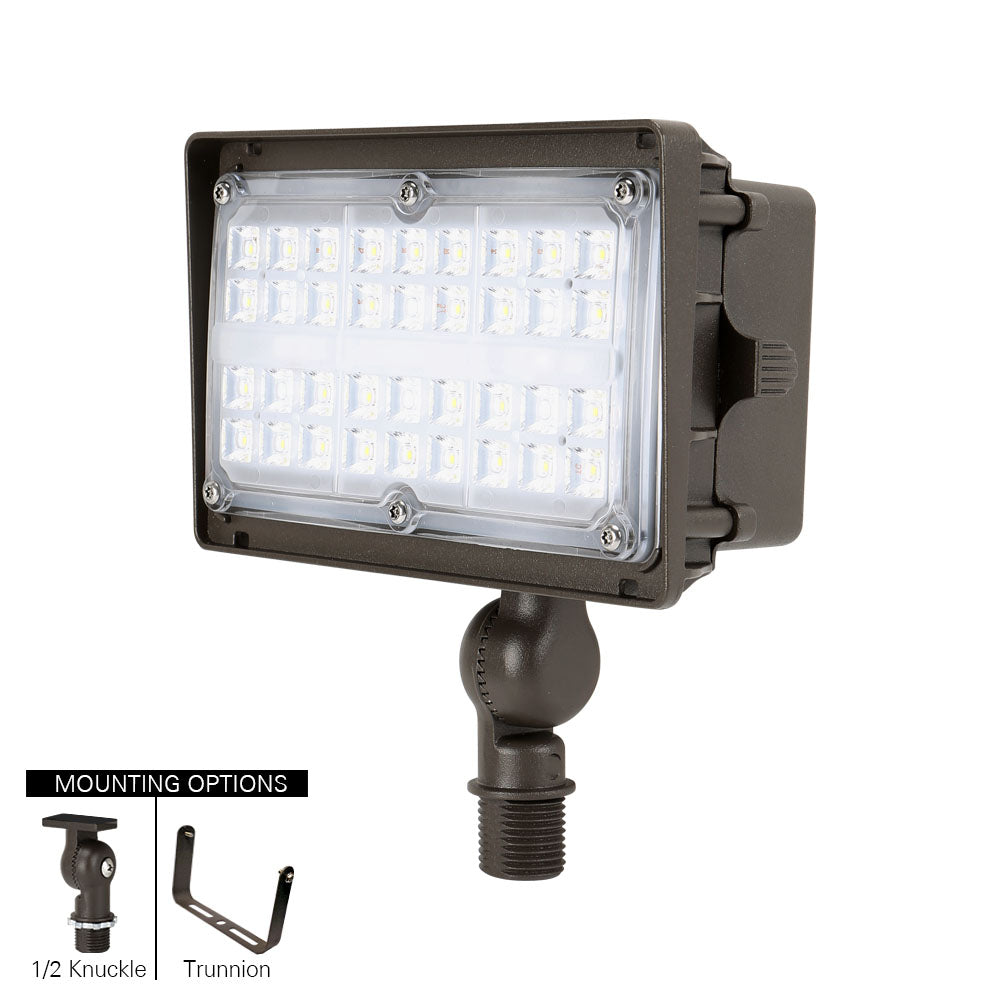 LED Outdoor Flood Style Light - 30W 4,000 lumens 5000K Photocell