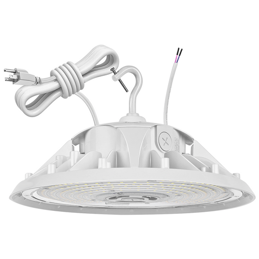 UFO LED Bay Style Light - White - 150W 24,000LM  5000K Adjustable