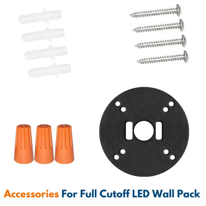 Cutoff LED Wall Pack Style Light 125W/105W/76W  20,000 Lumens  50K-30K Adjustable Photocell