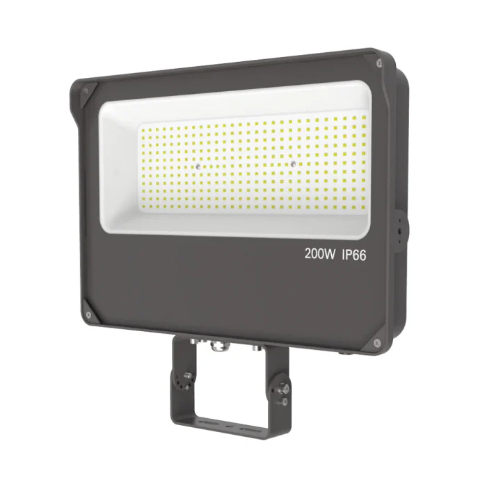 LED Outdoor Flood Slim Style Light – 200W 30000 lumens 5000K Photocell