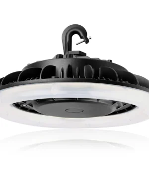 Round UFO LED Bay Style Light Frosted Lens – 100W – 13,000 Lumens 5000K Daylight