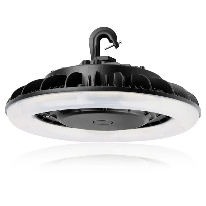 Round UFO LED Bay Style Light Frosted Lens – 100W – 13,000 Lumens 5000K Daylight