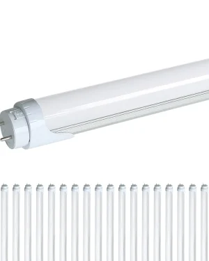 T8 4ft LED Tube Style Light Ballast Bypass Double Ended – 2000 Lumens 5000K  Pack of 20